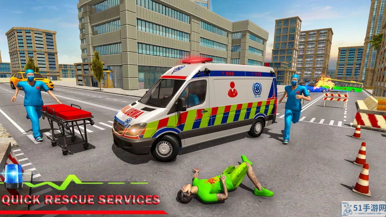城市急救车模拟器