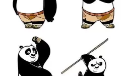 功夫熊猫卡通画图片 功夫熊猫卡通画照片