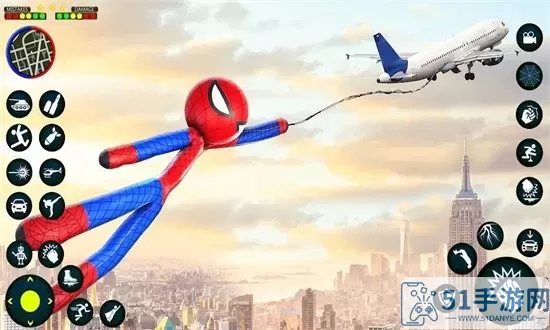 StickMan Rope Hero Spider Game官网版