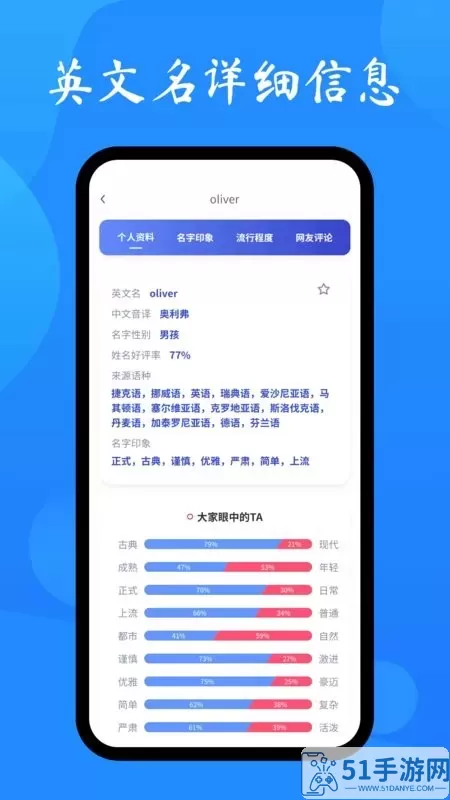 英文名起名取名助手最新版本